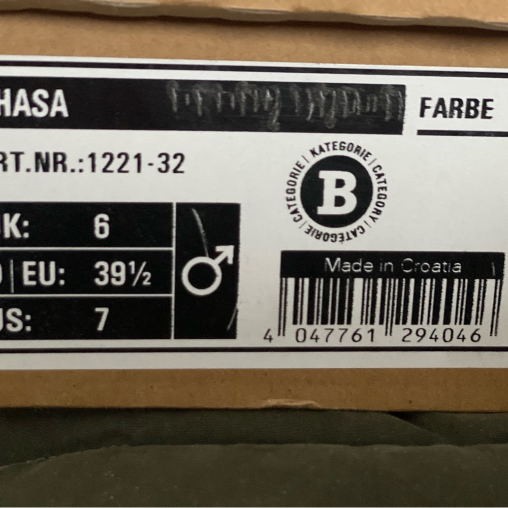 NIB - Hanwag Lhasa Yak Leather Hiking boots, Mens UK6/US7 or W size US7.5 - Picture 6 of 12